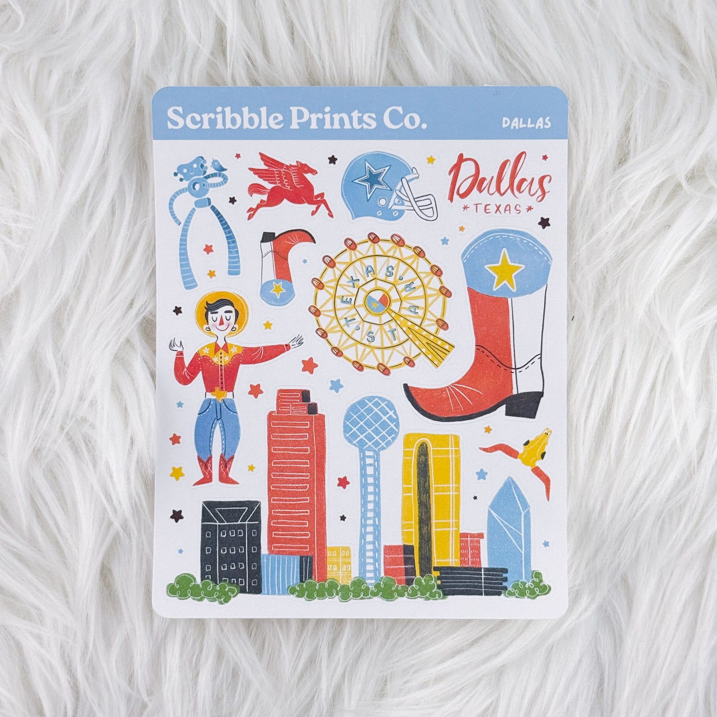 Dallas – Deco // Matte Journal Stickers