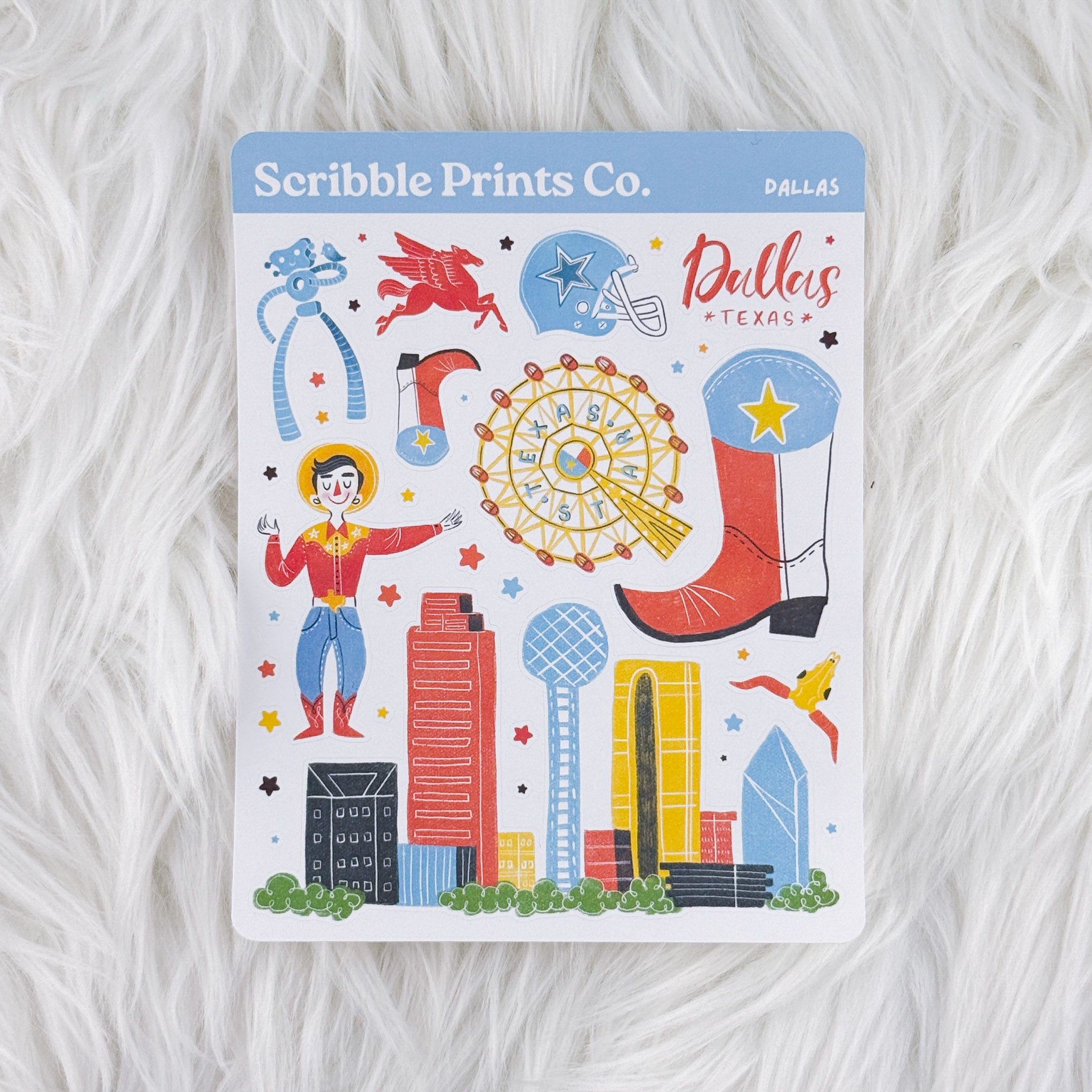 Dallas – Deco // Matte Journal Stickers