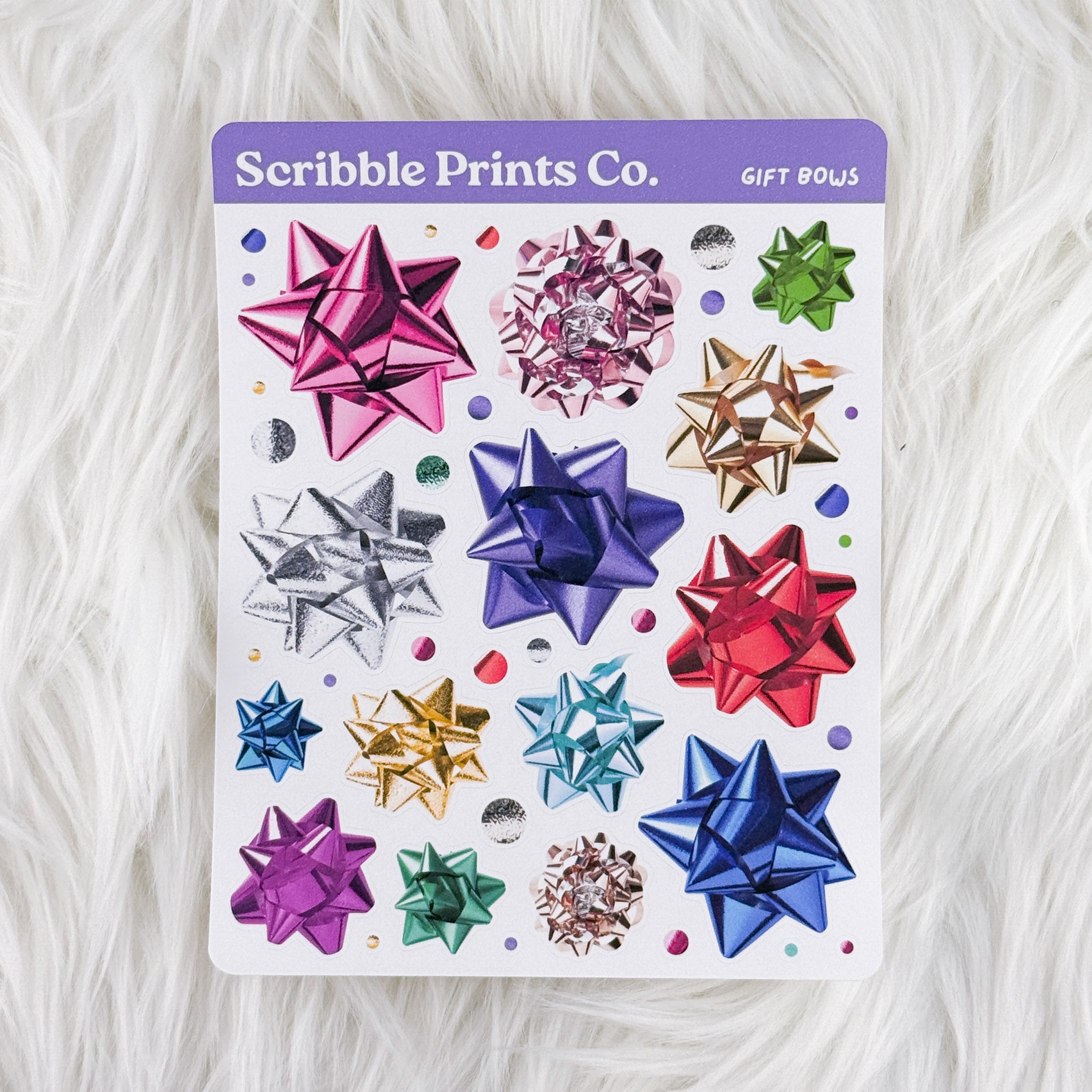 Gift Bows – Deco // Matte Journal Stickers