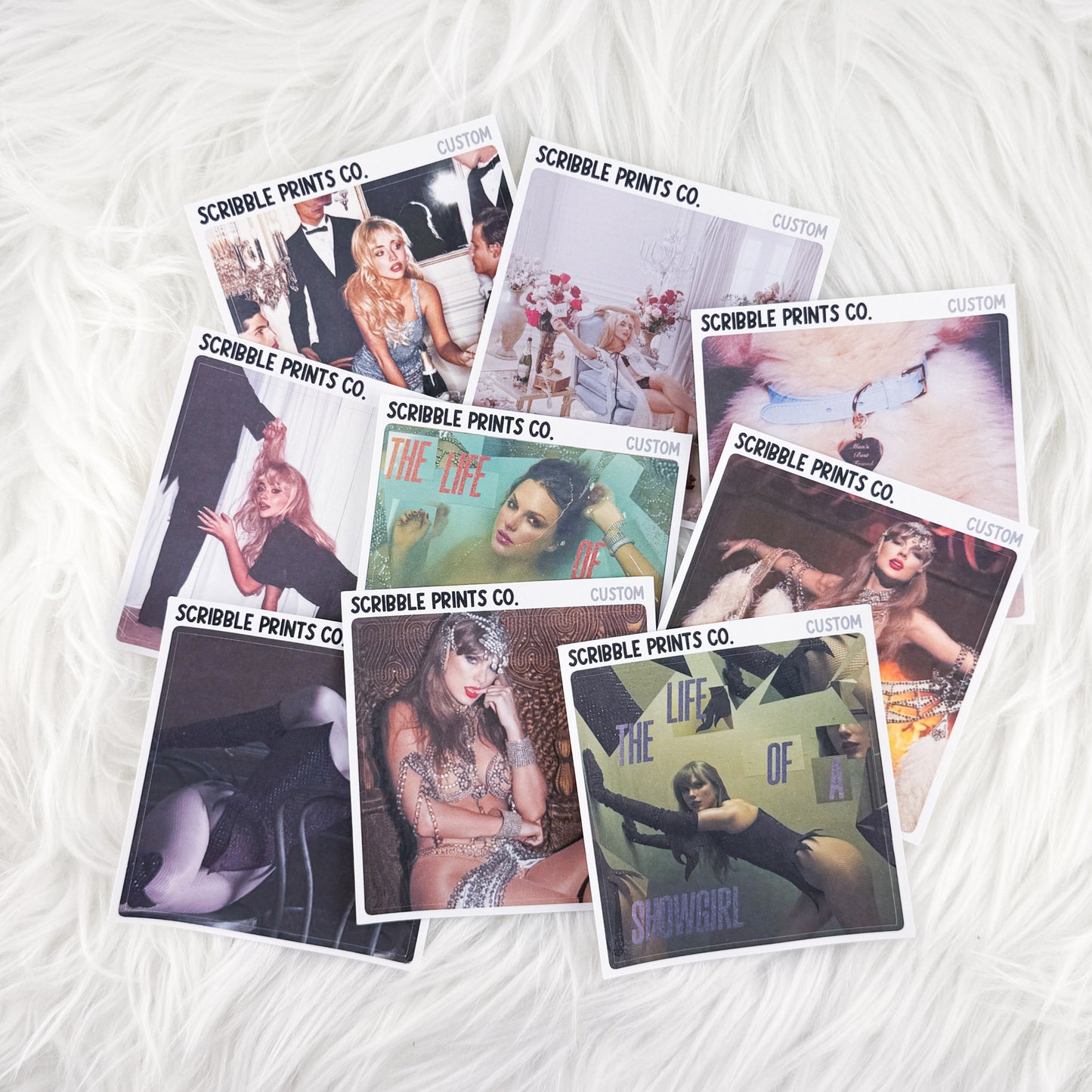 Custom Square Photo // Matte Journal Stickers