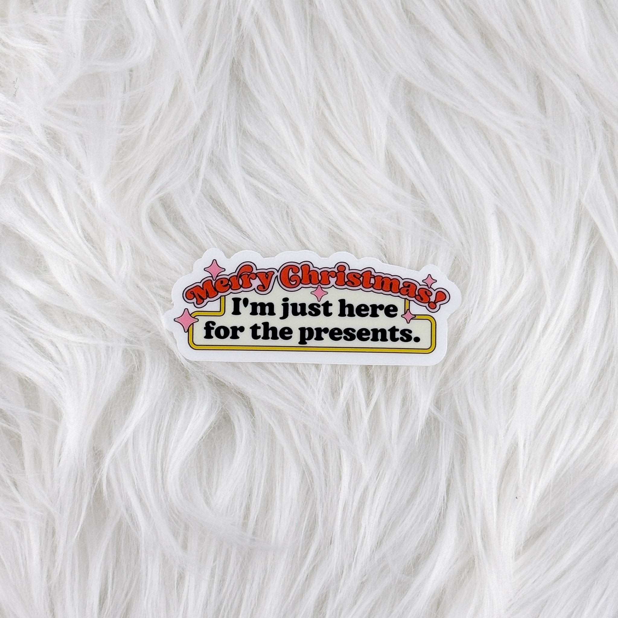 Merry Christmas - Waterproof Vinyl Sticker