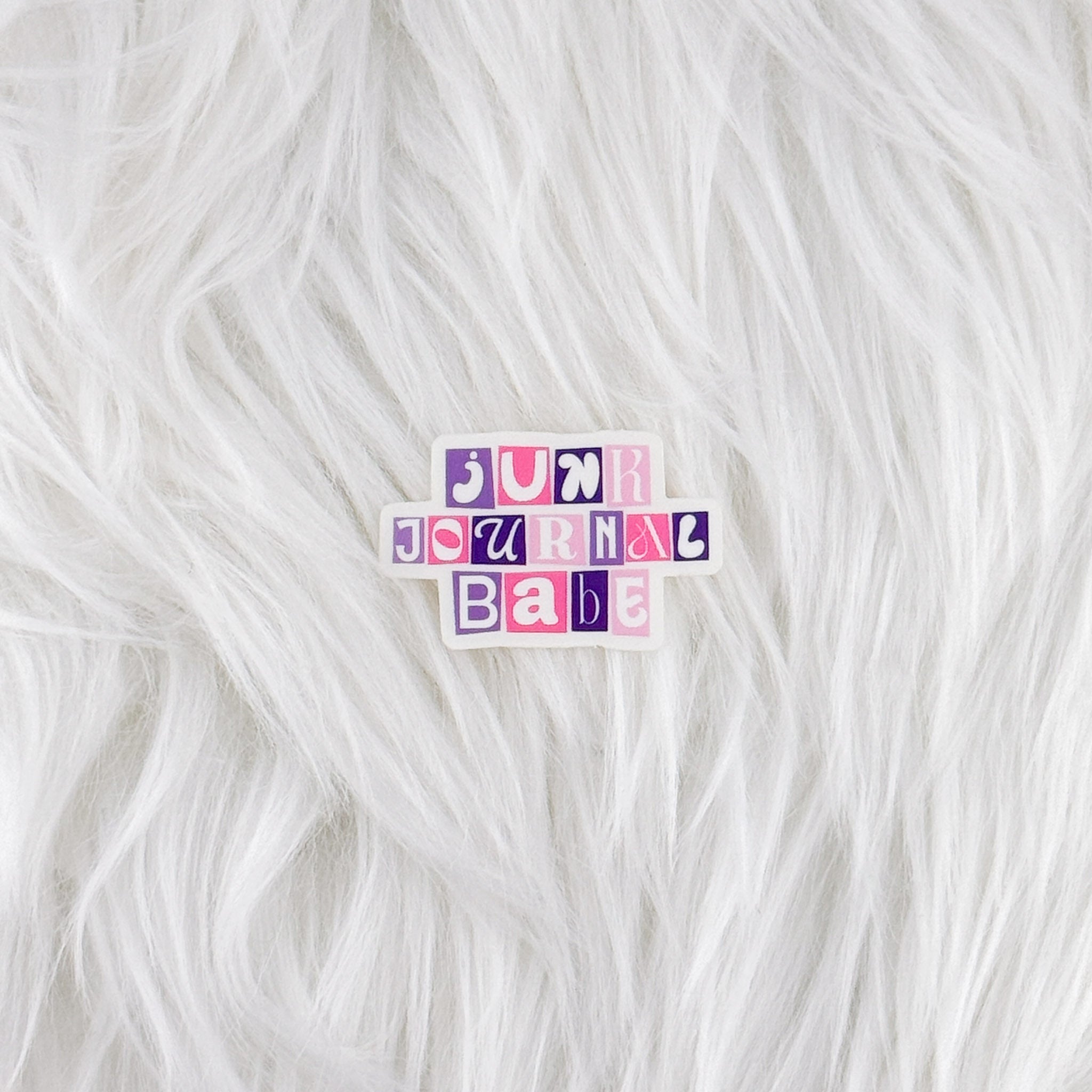 Junk Journal Babe - Mini Waterproof Vinyl Sticker