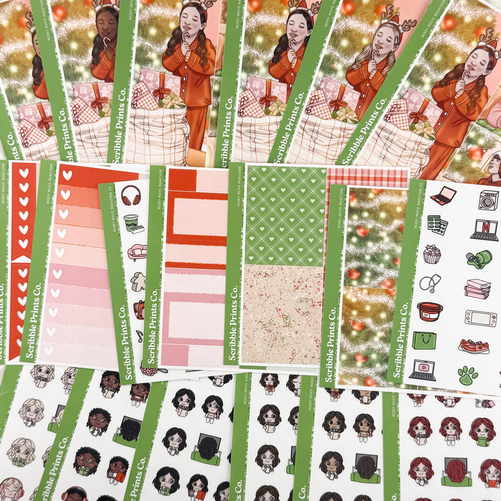 Merry Movie Marathon – Glossy Weekly Kit Add-Ons