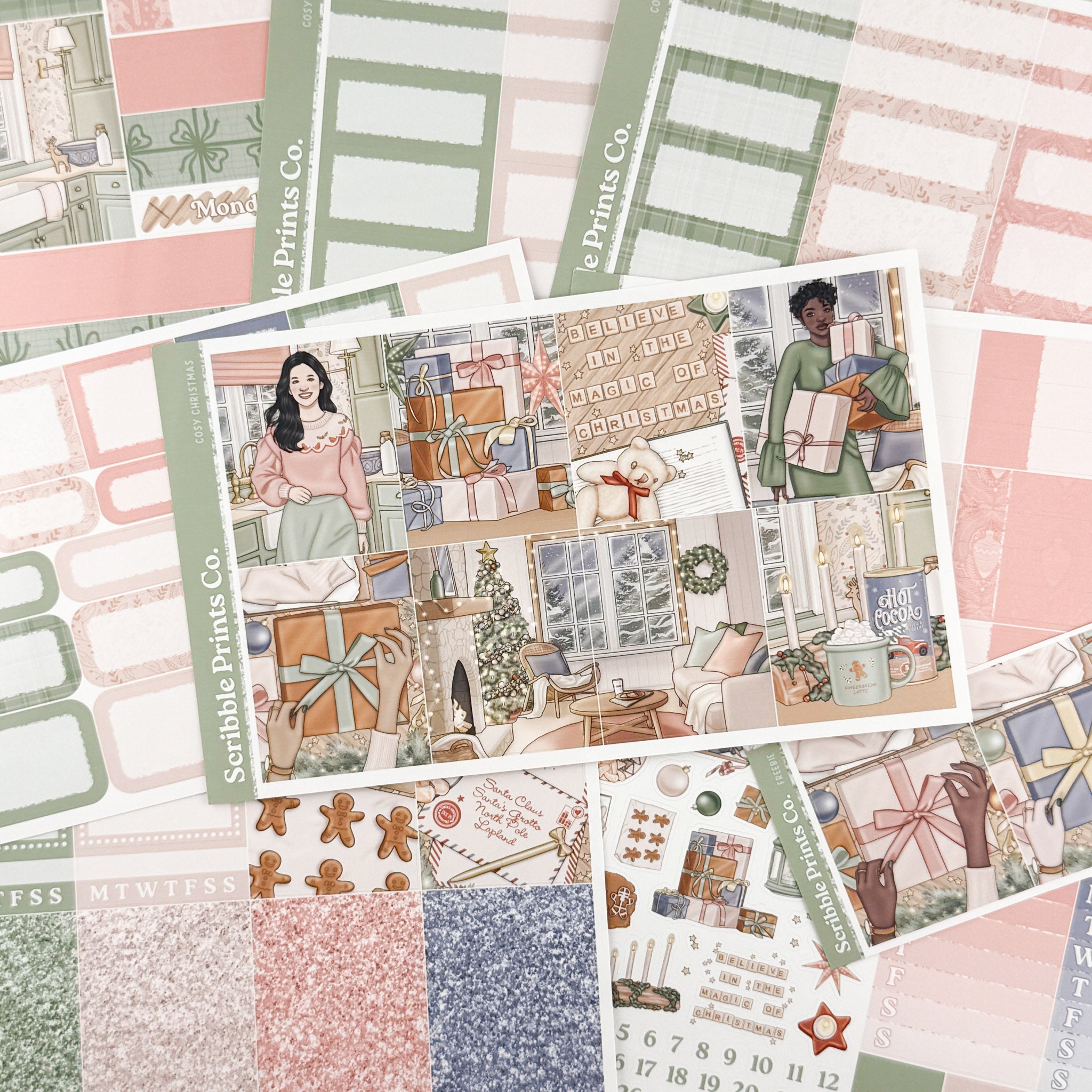 Cosy Christmas – Glossy Weekly Planner Kit