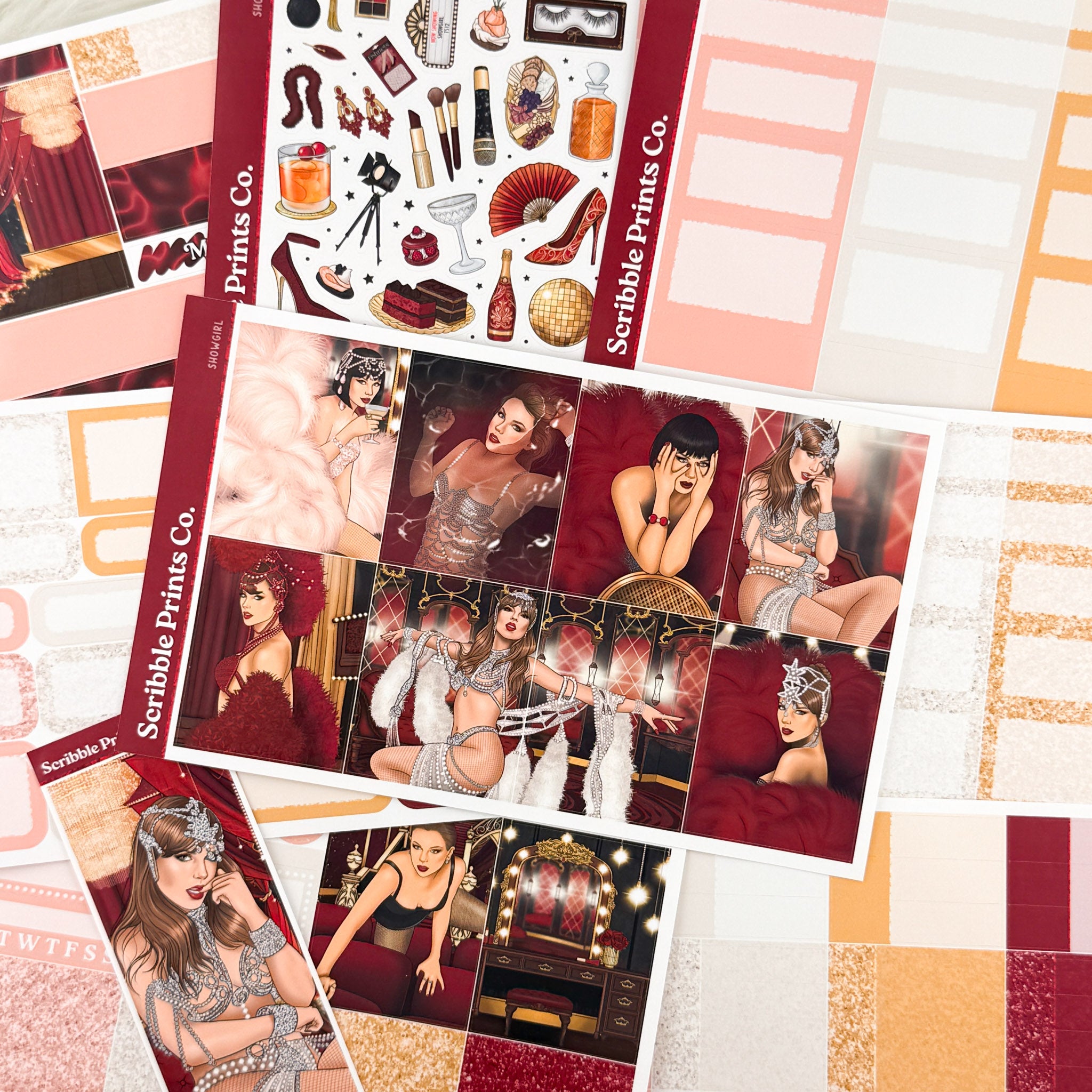 Showgirl – Glossy Weekly Planner Kit