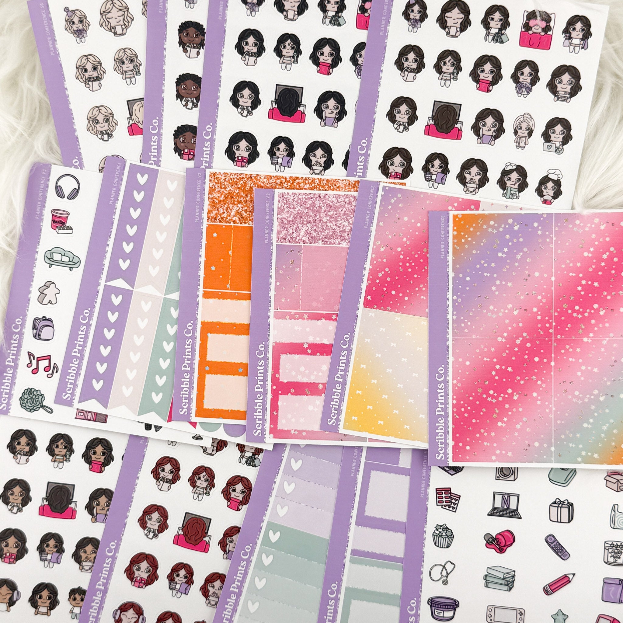 Planner Conference – Glossy Weekly Kit Add-Ons