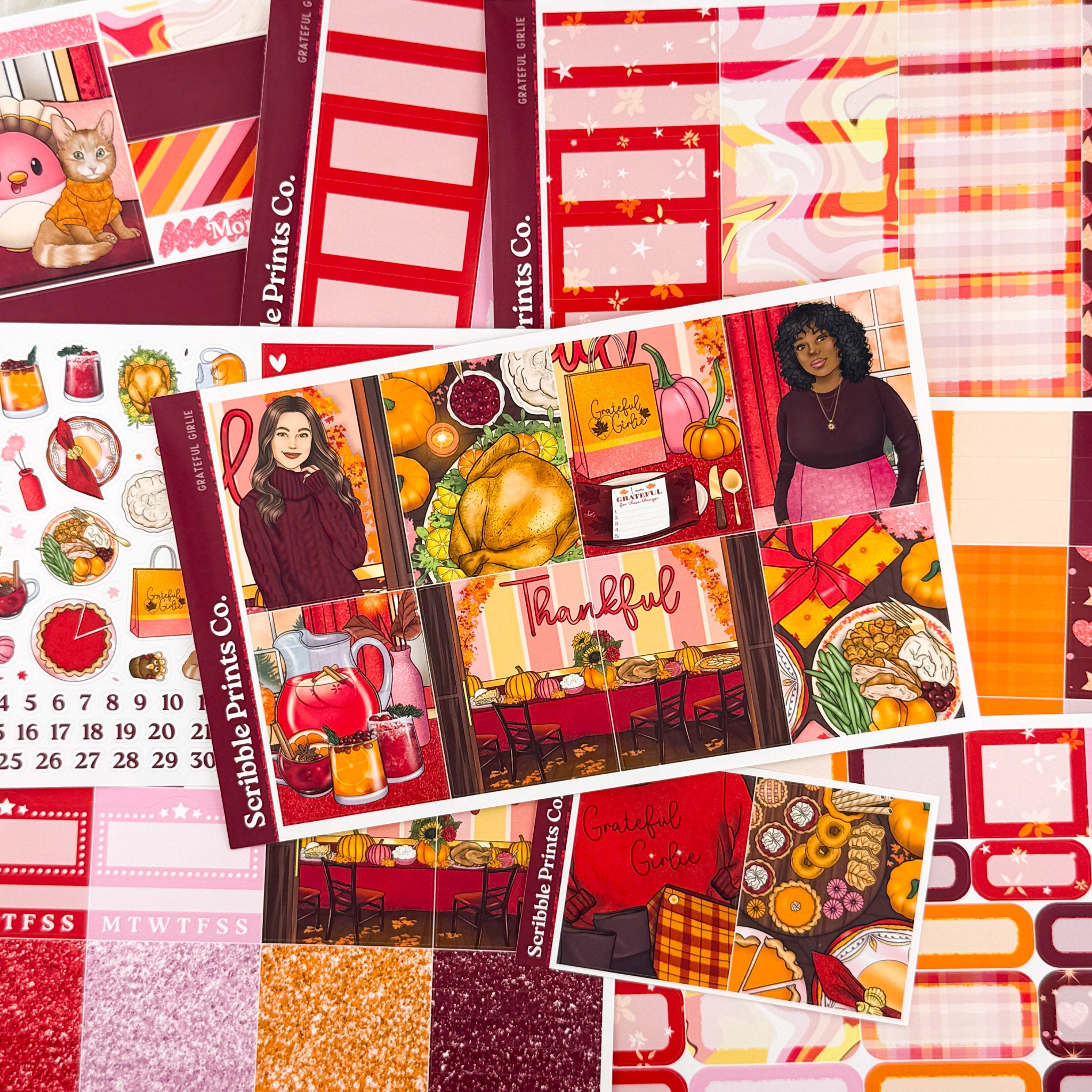 Grateful Girlie – Glossy Weekly Planner Kit