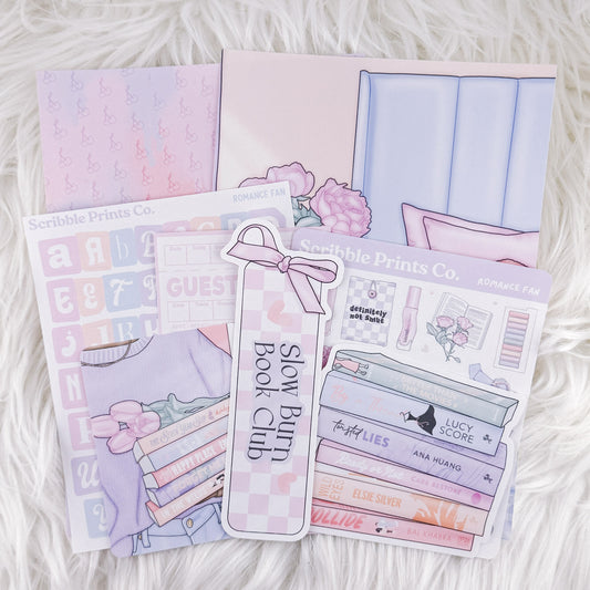 Romance Reader – Junk Journal Collage Kit // Matte Sticker Collection