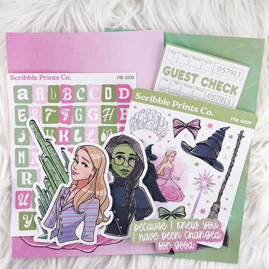 For Good – Junk Journal Collage Kit // Matte Sticker Collection