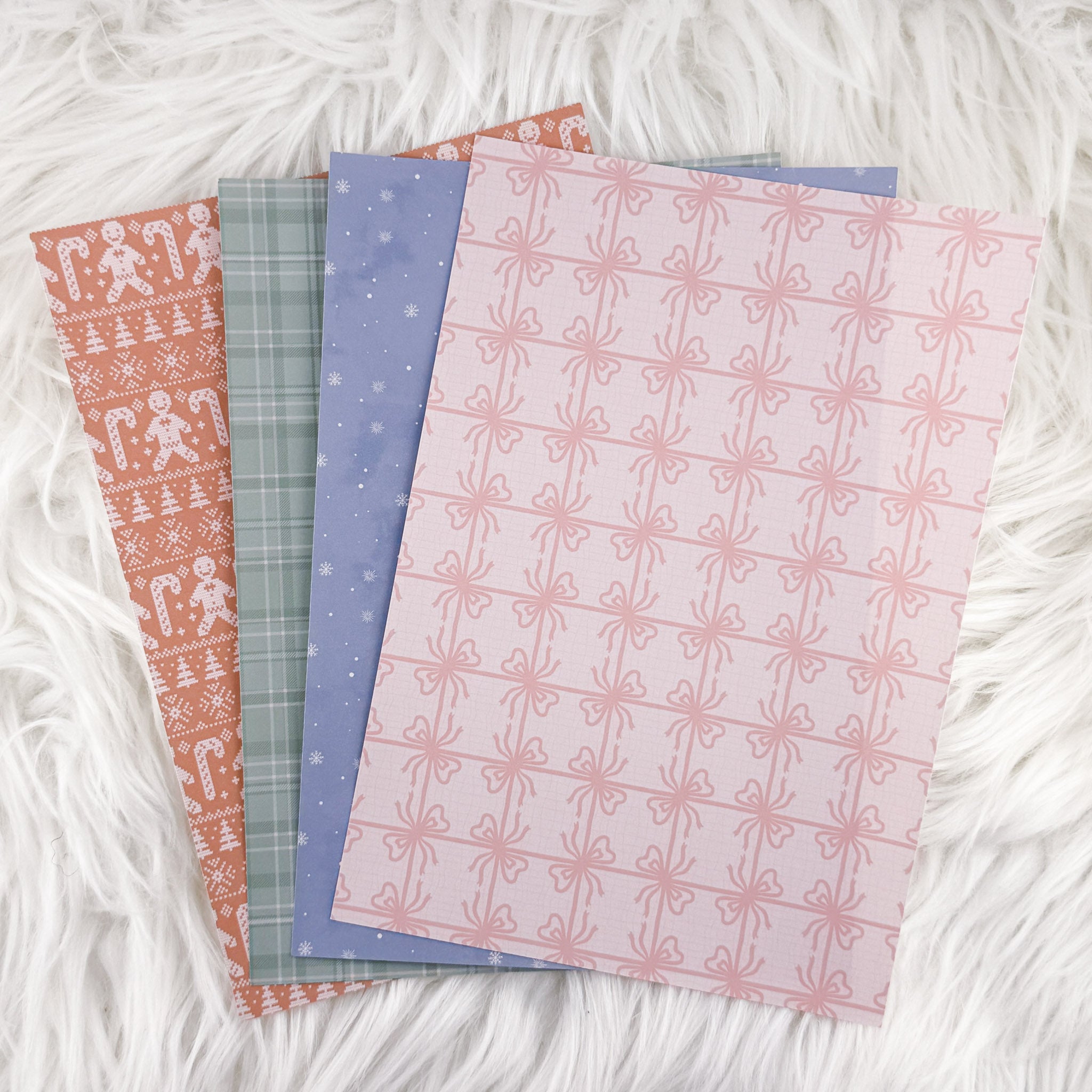 Cosy Christmas - A5 Matte Sticker Paper (Set of 4)