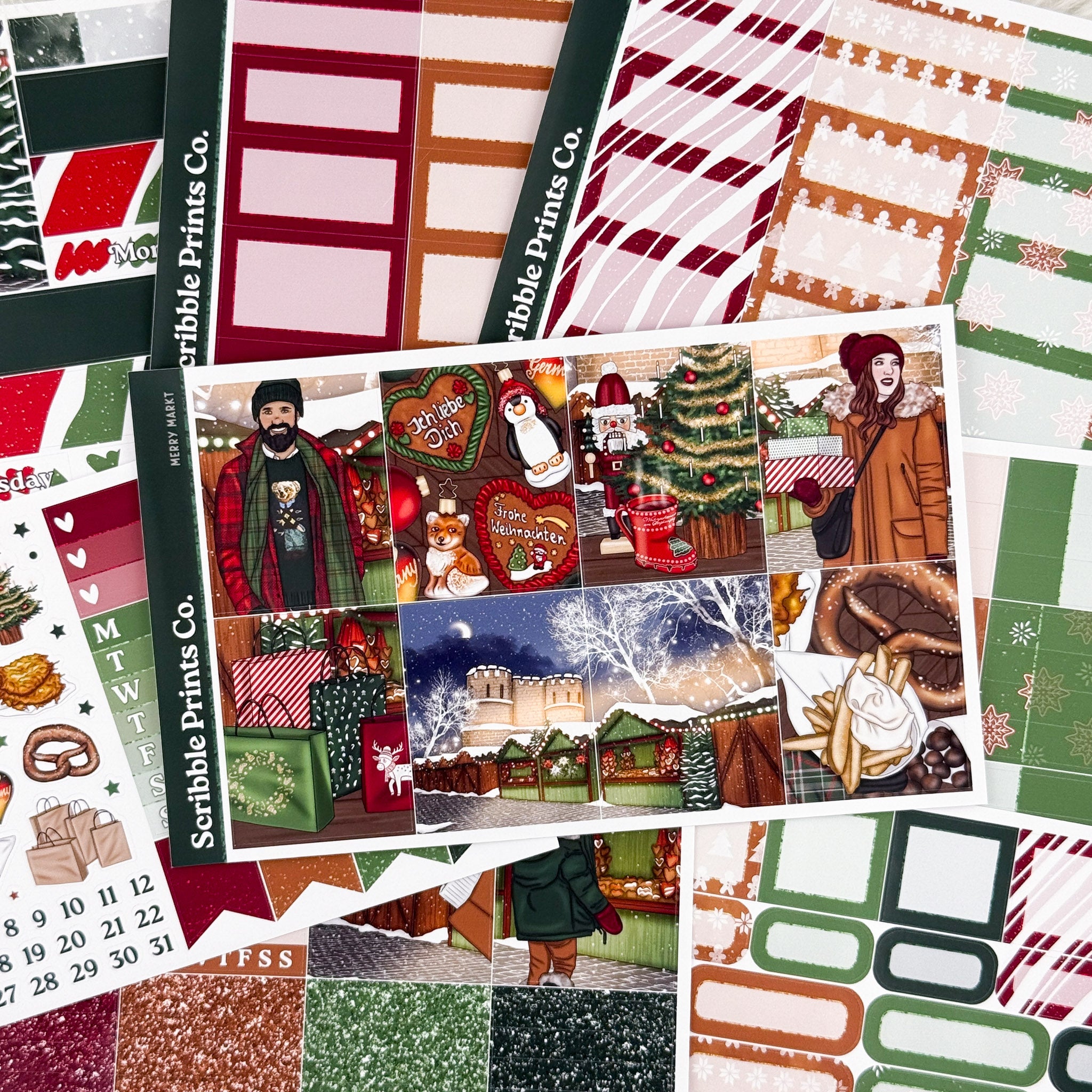 Merry Markt – Glossy Weekly Planner Kit