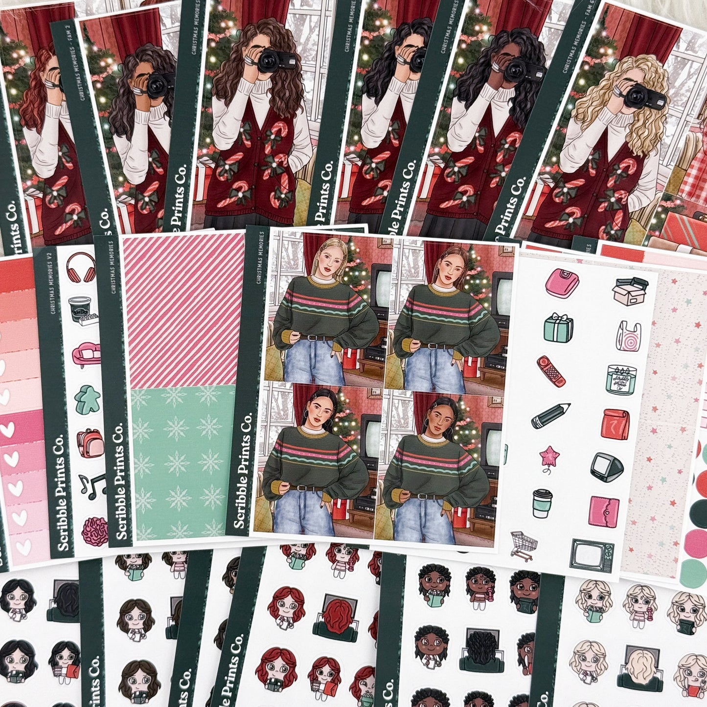 Christmas Memories – Glossy Weekly Kit Add-Ons