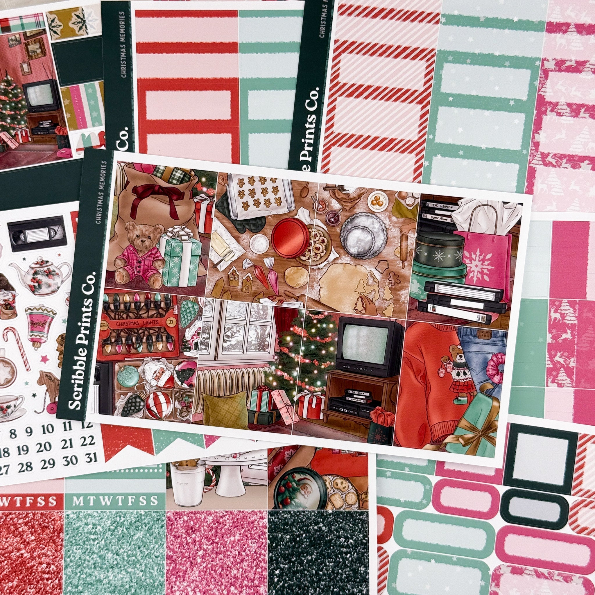 Christmas Memories – Glossy Weekly Planner Kit