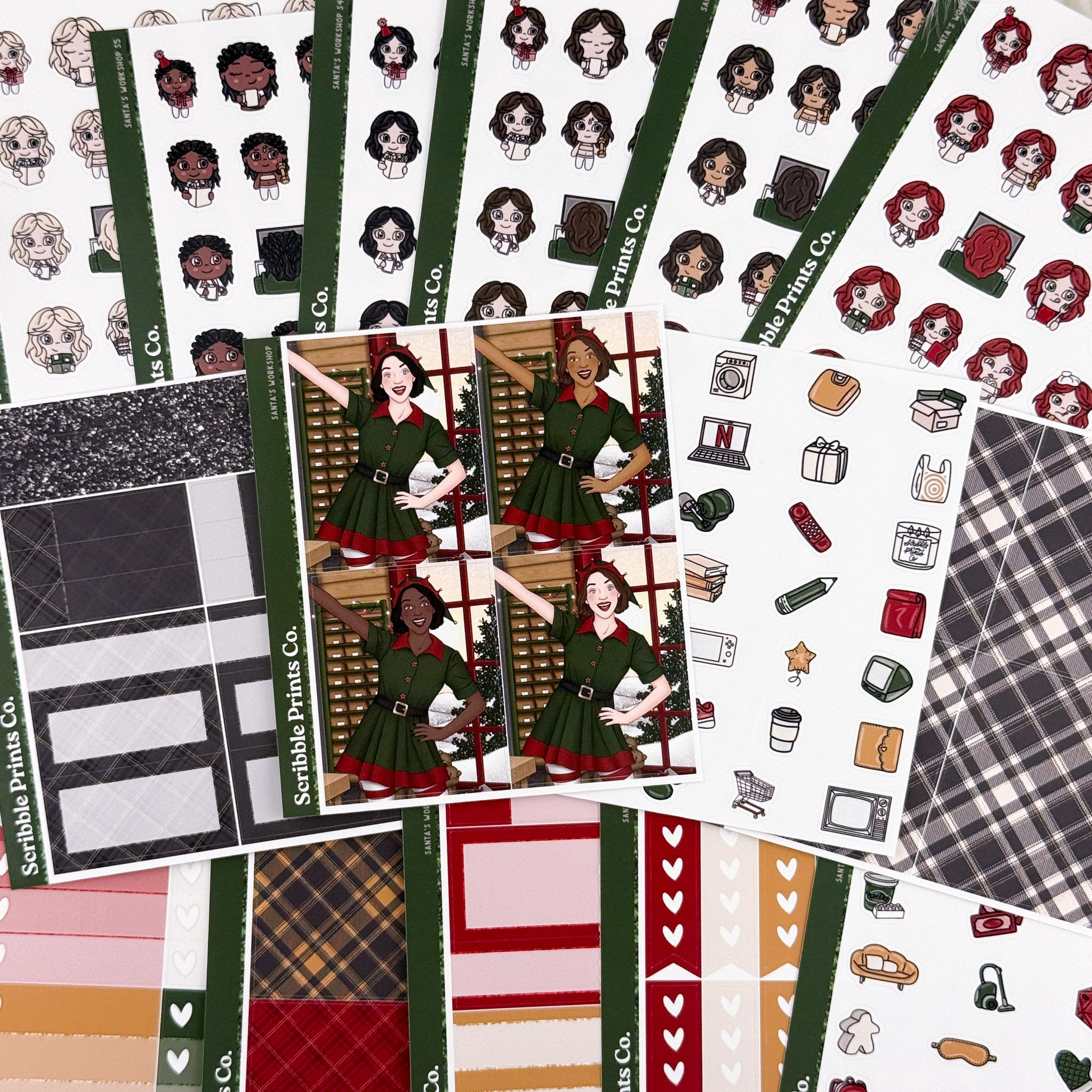 Santa's Workshop – Glossy Weekly Kit Add-Ons