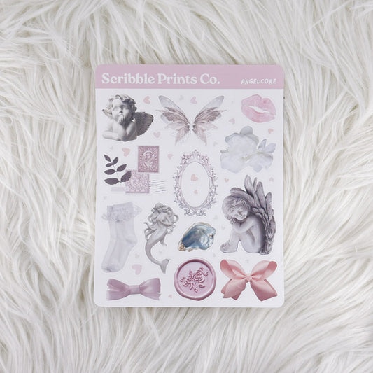 Angelcore – Deco // Matte Journal Stickers
