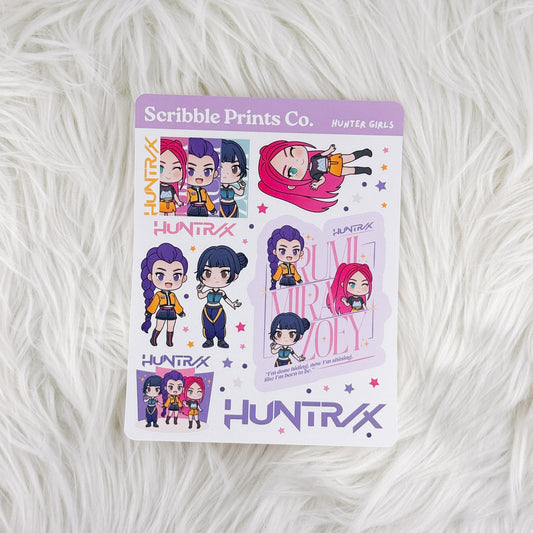Hunter Girls – Deco // Matte Journal Stickers