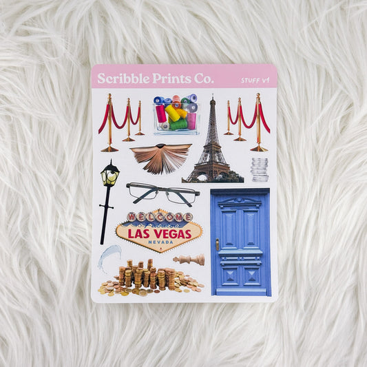 Stuff V1 – Deco // Matte Journal Stickers