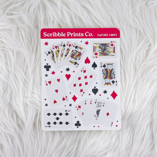 Vintage Cards – Deco // Matte Journal Stickers