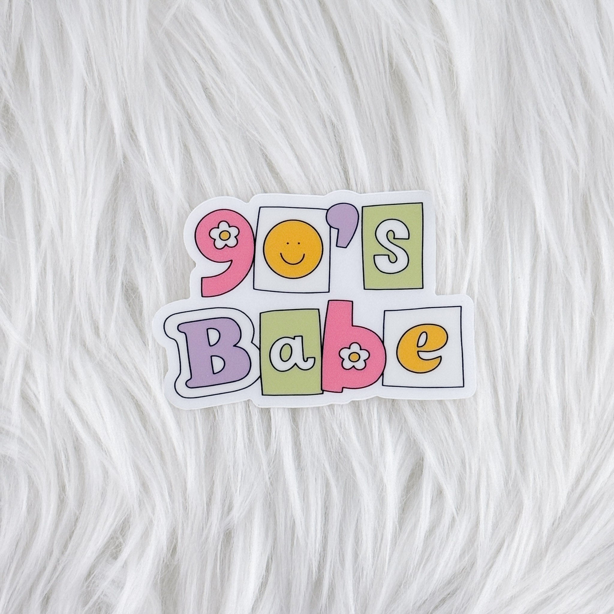 90s Babe - Waterproof Vinyl Sticker