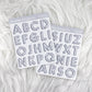 Letter Balloons – Deco // Matte Journal Stickers