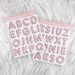 Letter Balloons – Deco // Matte Journal Stickers
