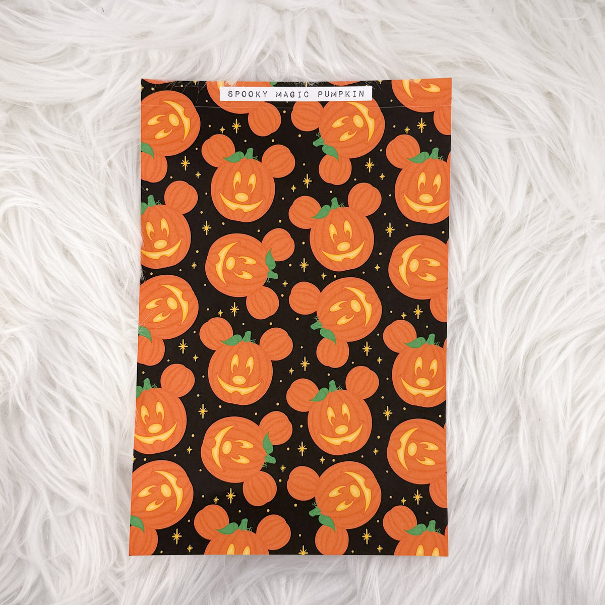 Spooky Magic Pumpkin Journal Background | A5 Matte Sticker Sheet