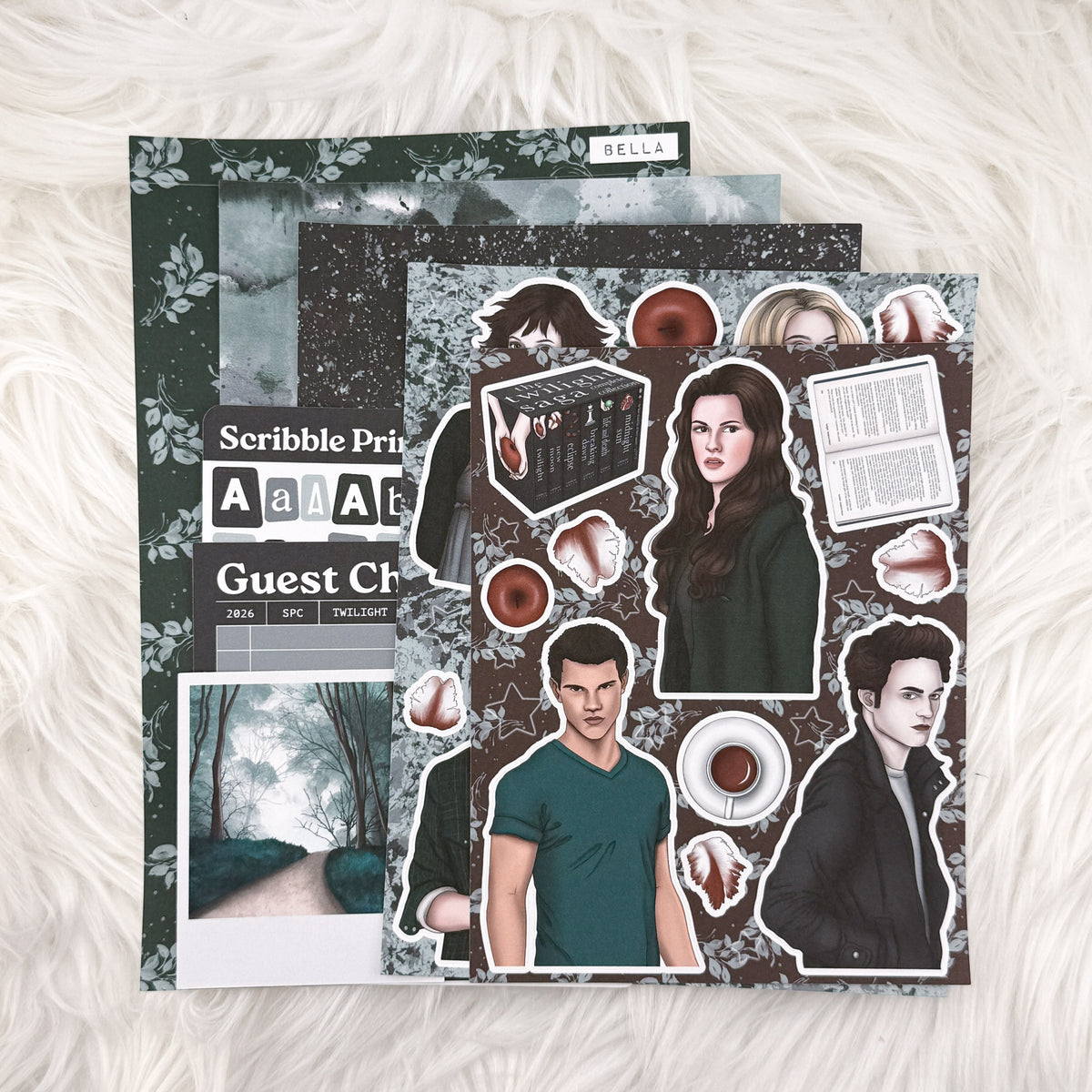 Bella Junk Journal Sticker Kit