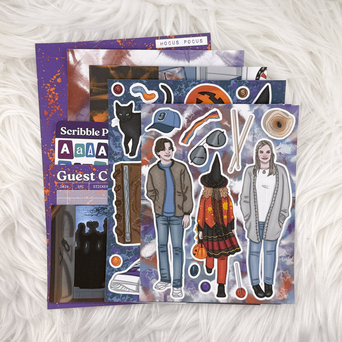 Hocus Pocus Junk Journal Sticker Kit