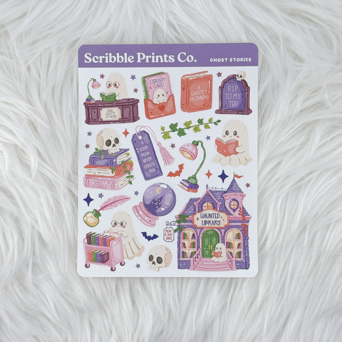 Ghost Stories Deco Sticker Sheet