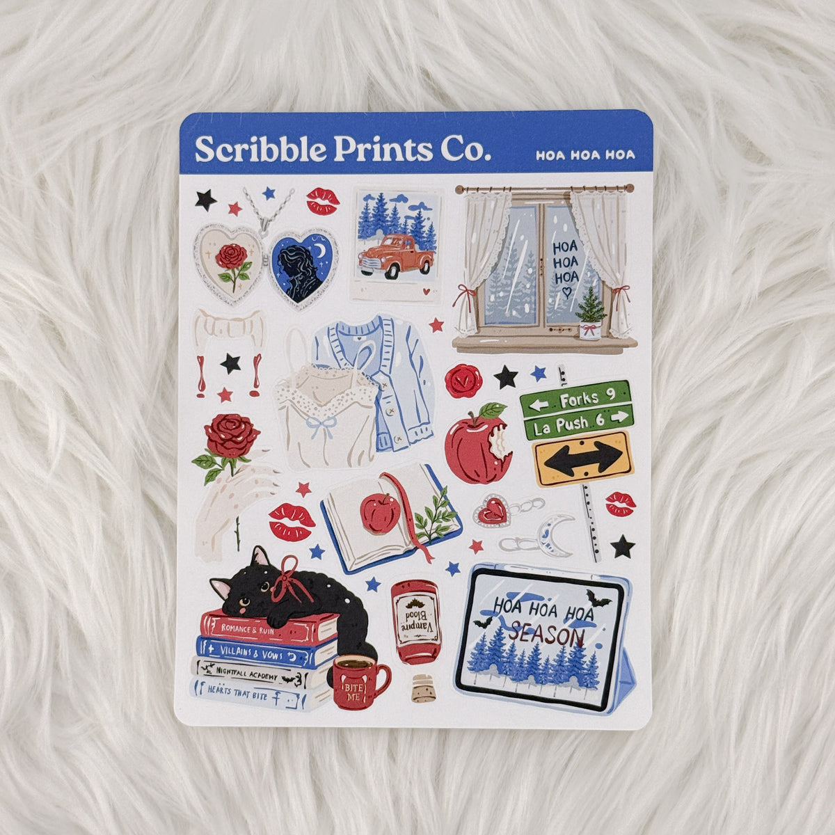 Hoa Hoa Hoa Deco Sticker Sheet