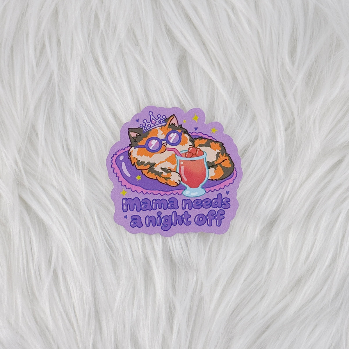 Mama Night Off - DCC Matte Journaling Sticker