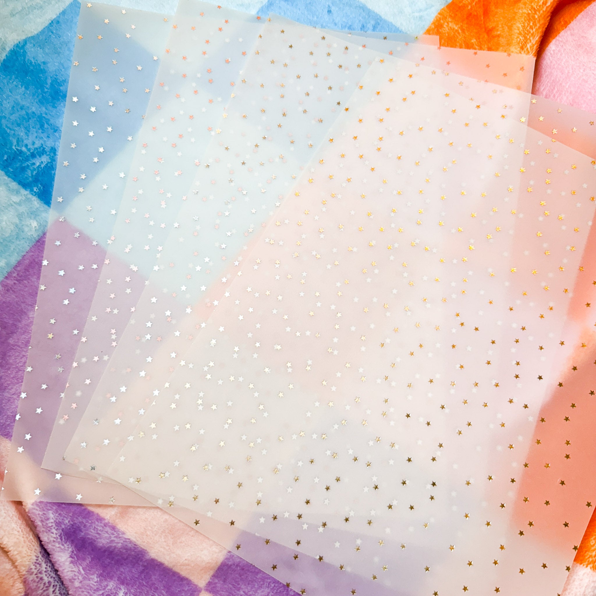 Foiled Star Vellum - SPC Treasure Trove