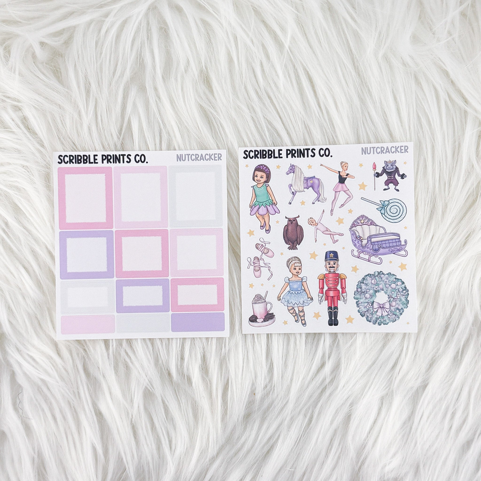 Nutcracker – Matte Hobonichi Cousin Weekly Sticker Kit