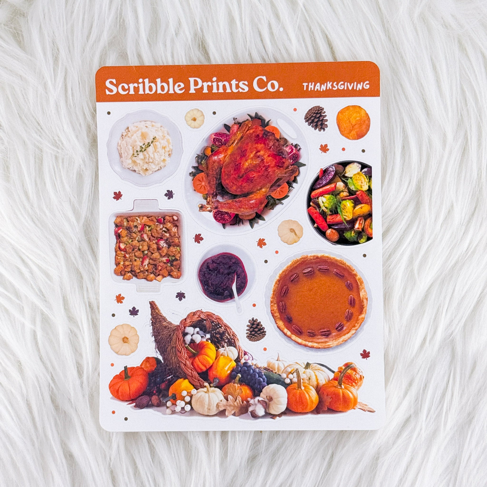 Thanksgiving – Deco // Matte Journal Stickers