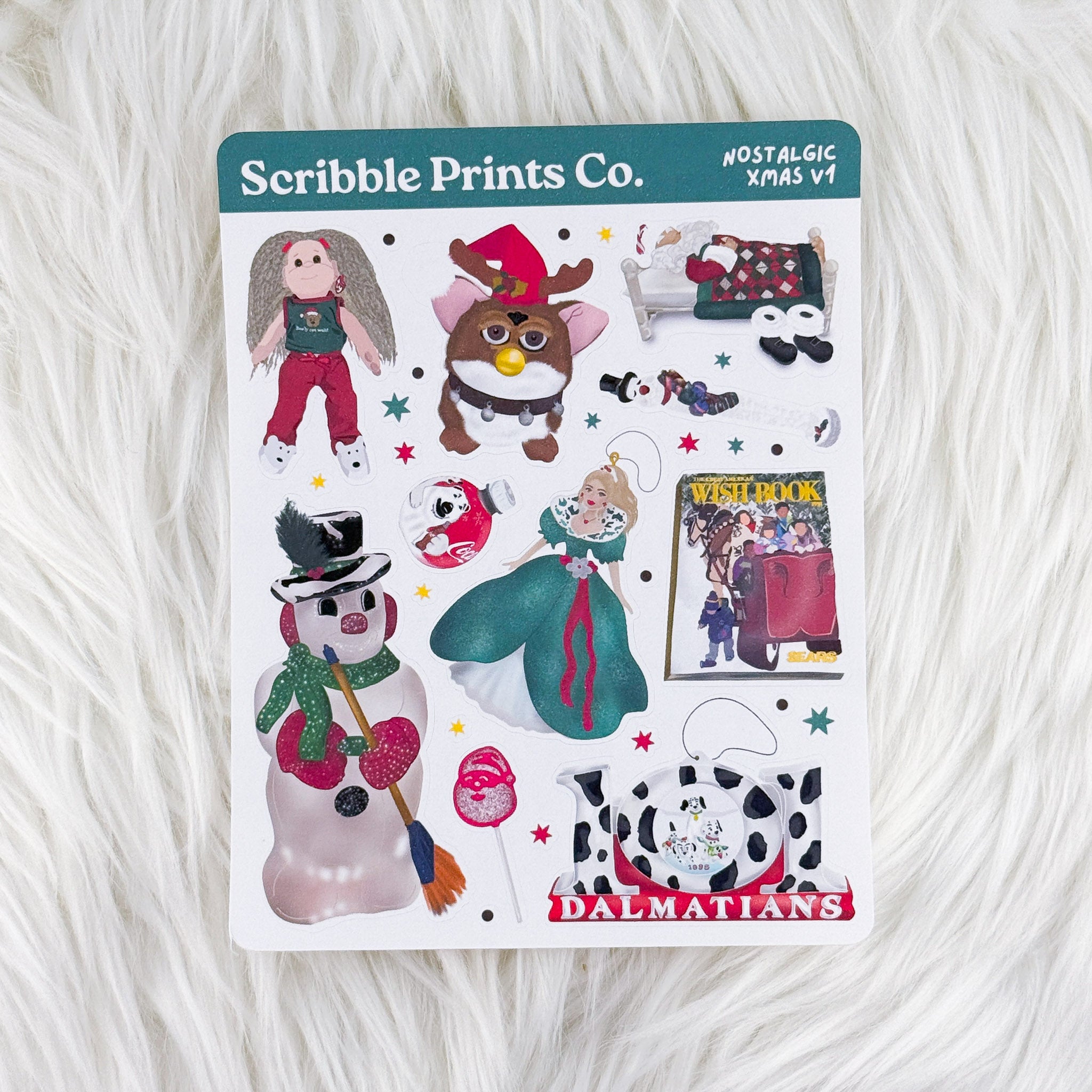 Nostalgic Christmas V1 – Deco // Matte Journal Stickers