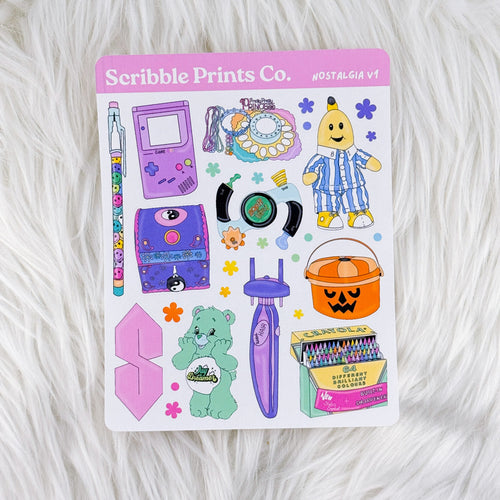 Nostalgia V1 Deco Sticker Sheet