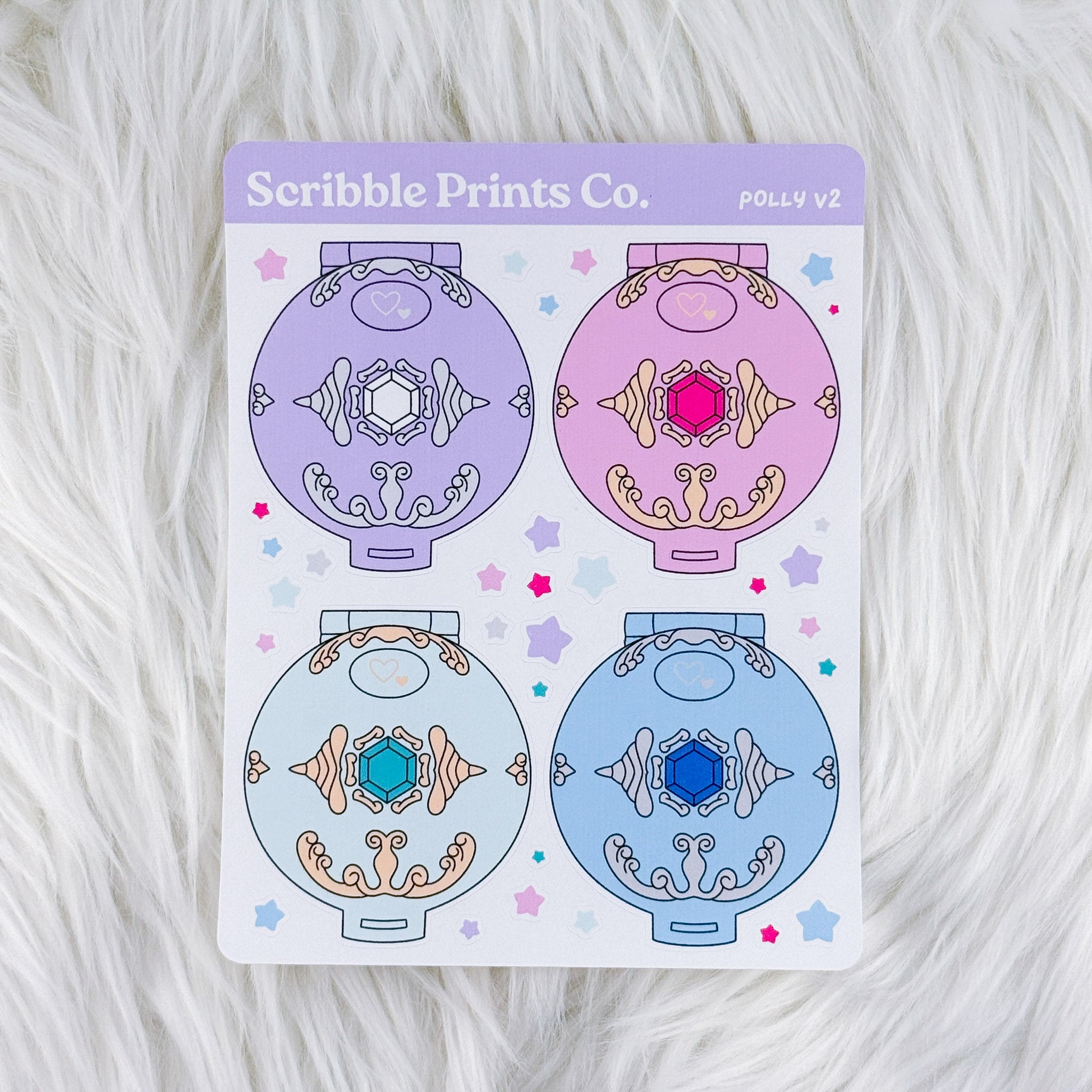 Polly V2 – Deco // Matte Journal Stickers