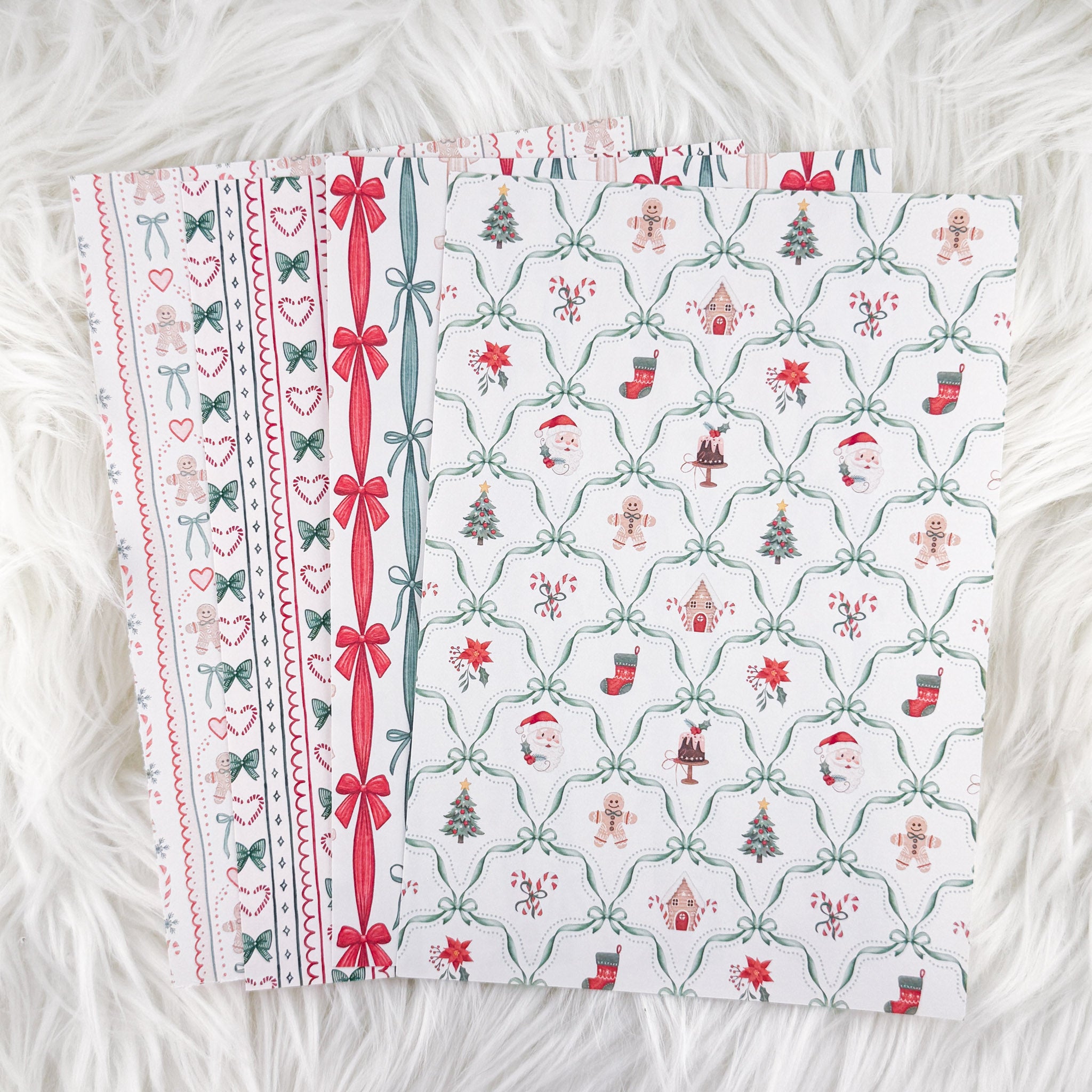 Christmas Prep - A5 Matte Sticker Paper (Set of 4)