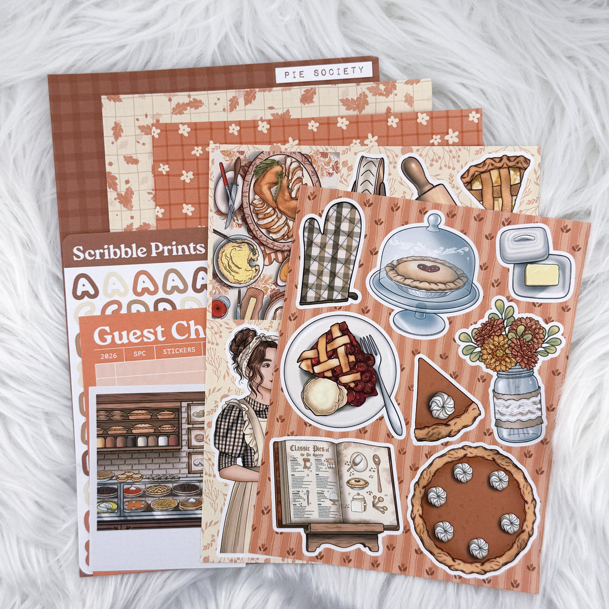 Pie Society Junk Journal Sticker Kit