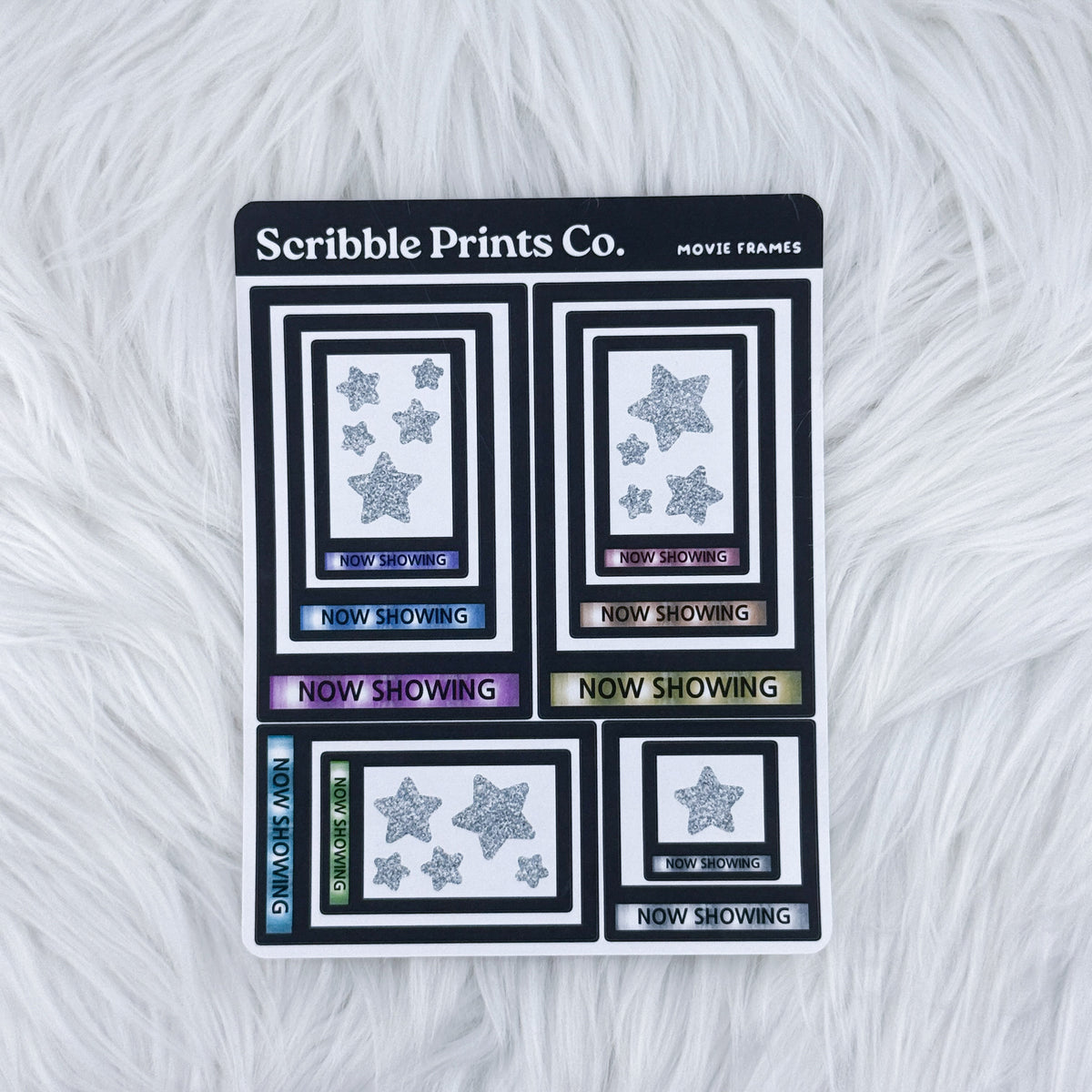 Movie Frames Deco Sticker Sheet