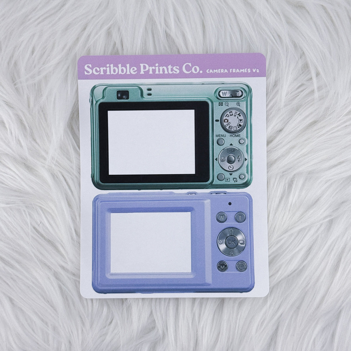 Camera Frames V2 Frames Deco Sticker Sheet