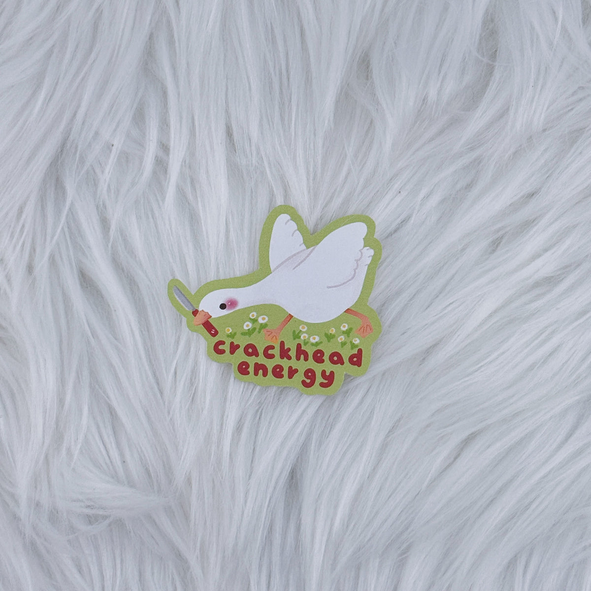 Crackhead Journal Matte Journaling Sticker