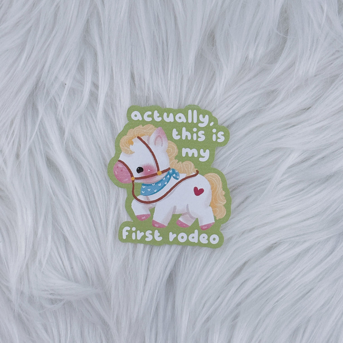 My First Rodeo Matte Journaling Sticker