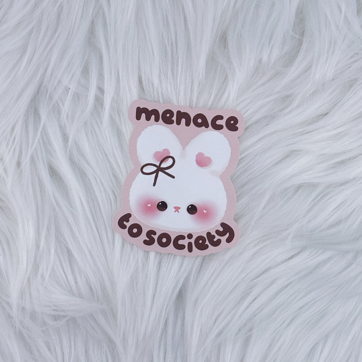 Menace to Society Matte Journaling Sticker