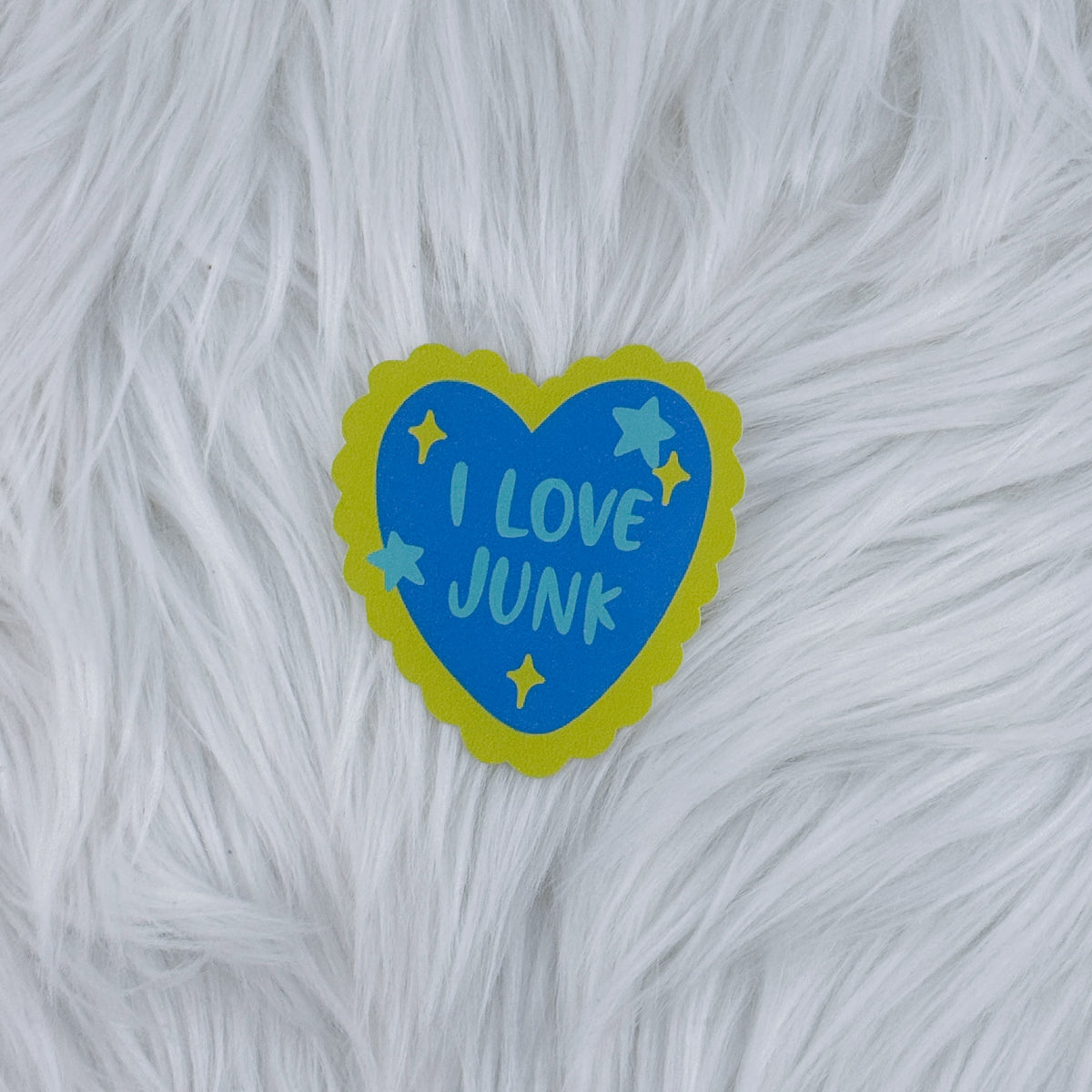 I Love Junk Journal Matte Journaling Sticker