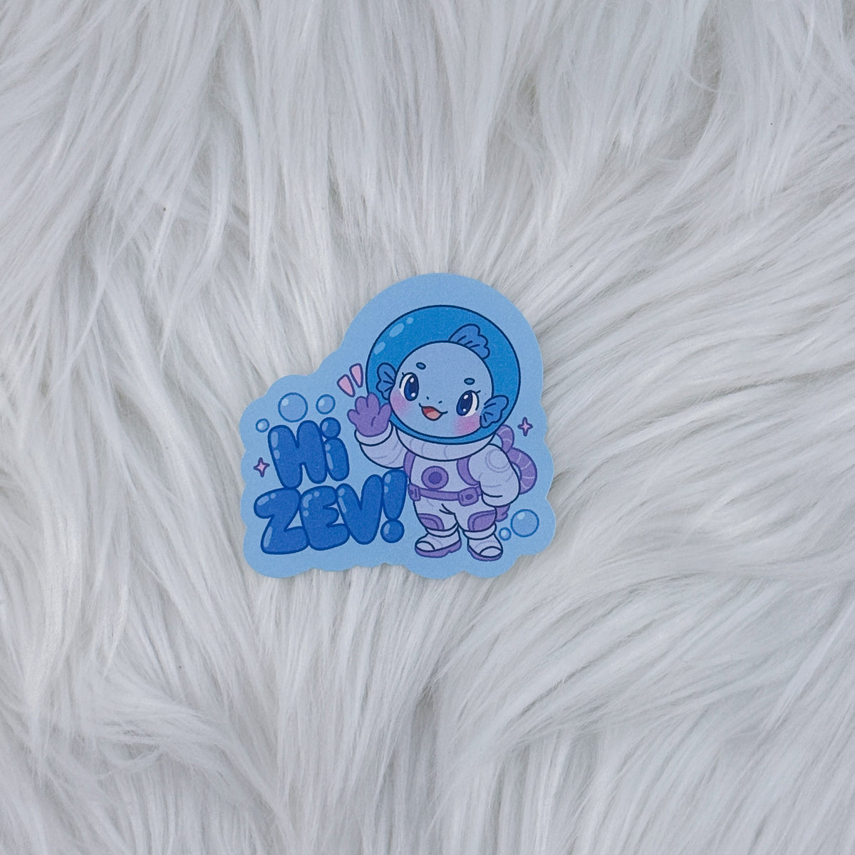 Hi Zev! - DCC Journal Matte Journaling Sticker