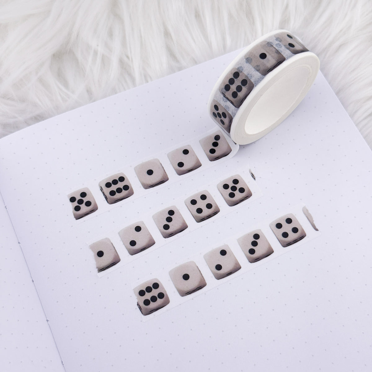 Dice - 15mm Decorative Washi Tape