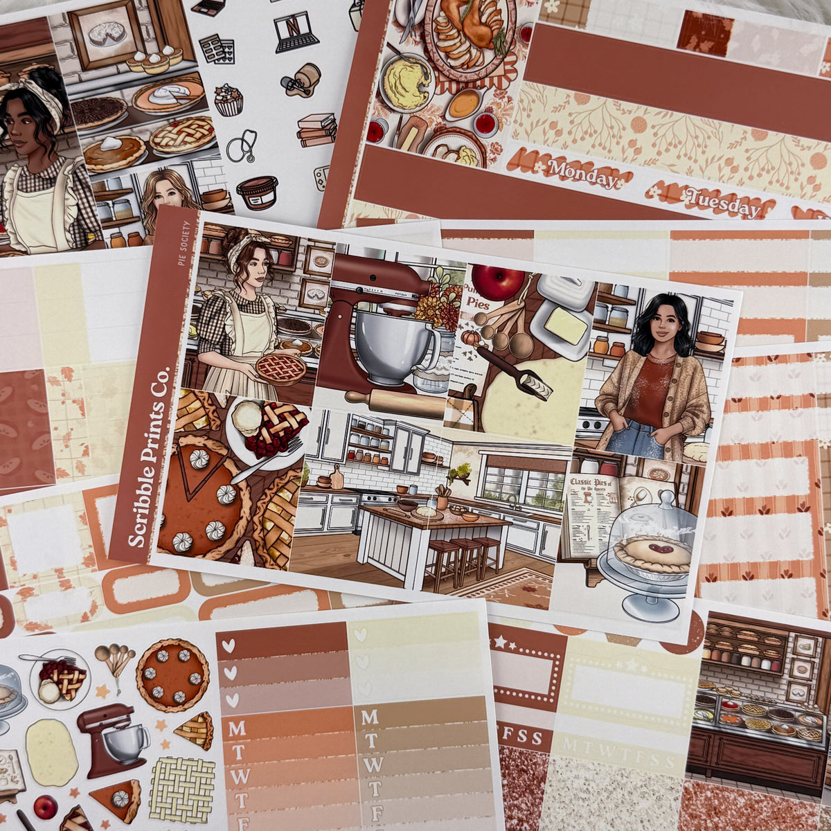 Pie Society Weekly Planner Kit