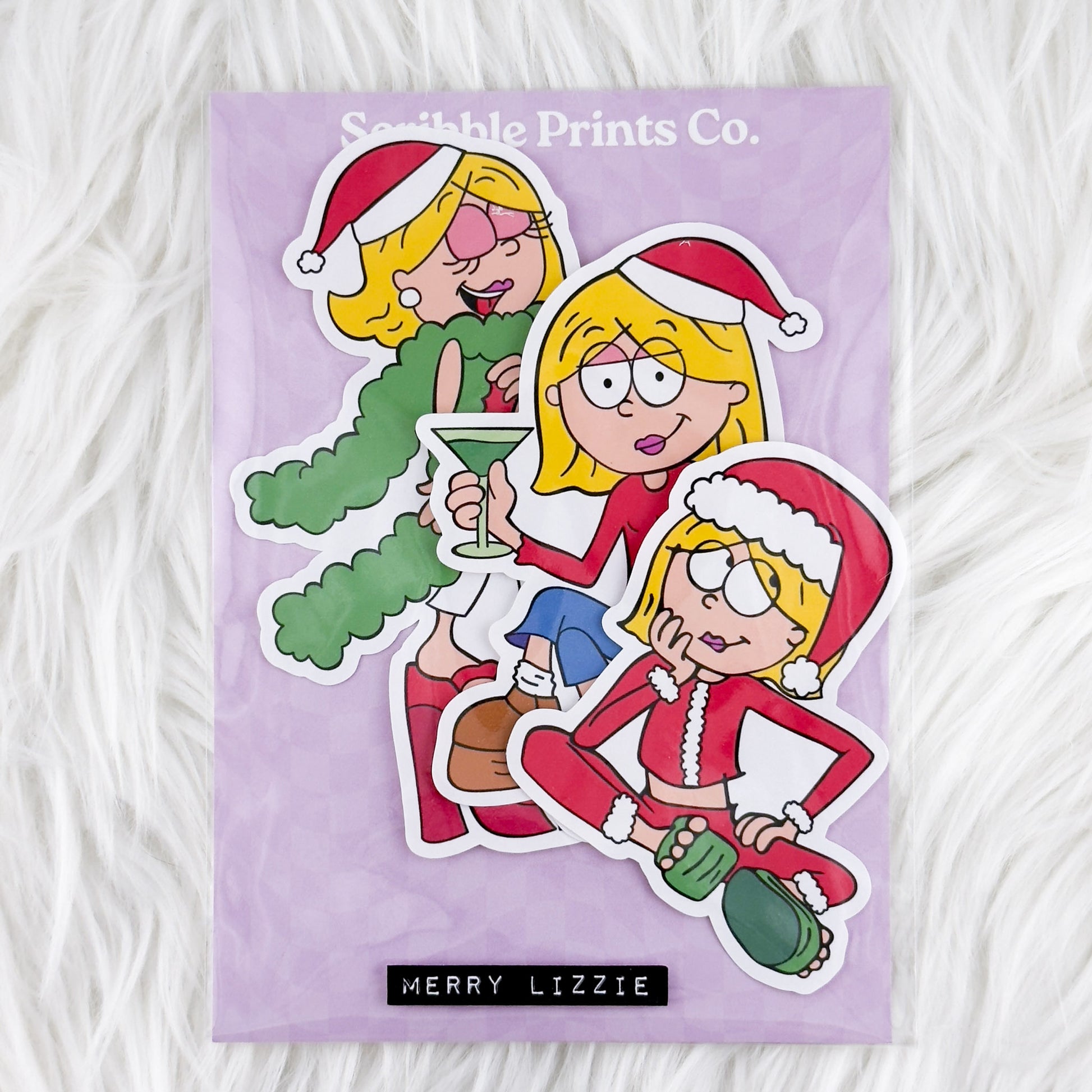 Merry Lizzie – Journal Deco Set // Matte Stickers