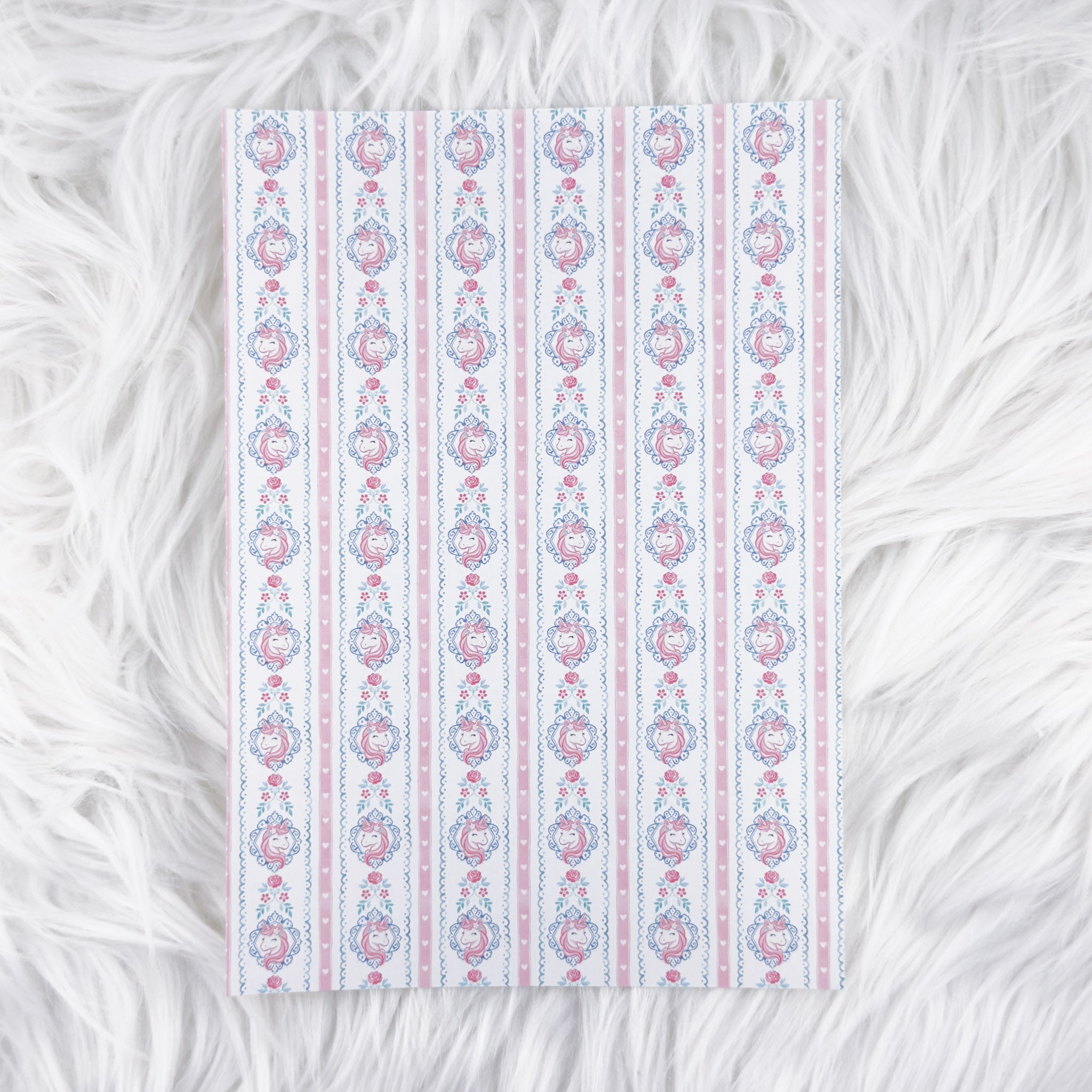 Unicorn Coquette - A5 Matte Sticker Paper